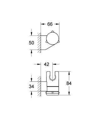 Grohe New Tempesta Hareketli El Duşu Askısı - 27595000