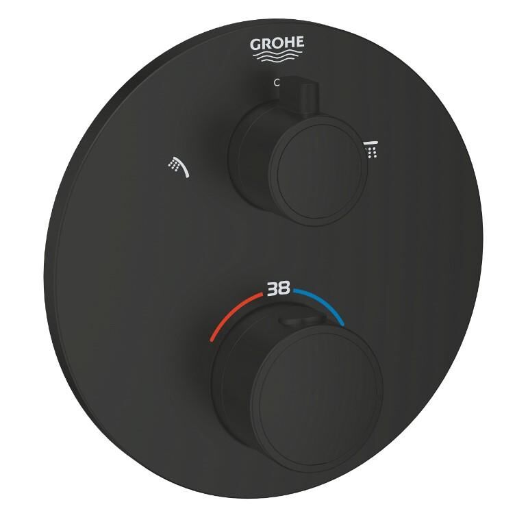 Grohe Grohtherm Termostatik Banyo/Duş Bataryası 2 Çıkışlı Divertörlü - 1022082430