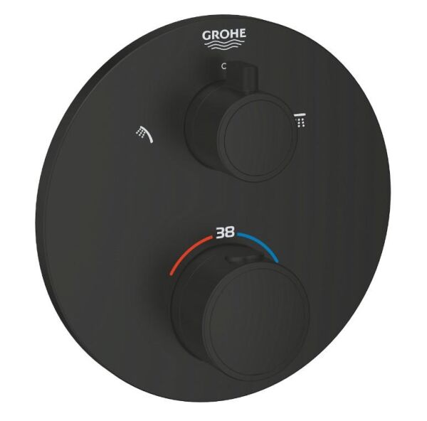 Grohe Grohtherm Termostatik Banyo/Duş Bataryası 2 Çıkışlı Divertörlü - 1022082430