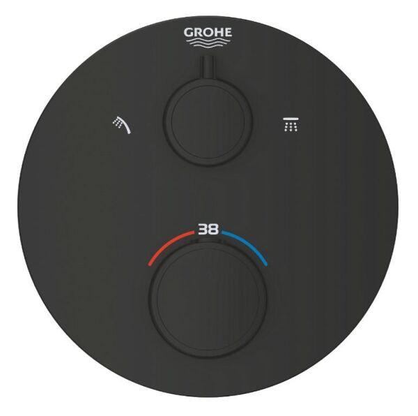 Grohe Grohtherm Termostatik Banyo/Duş Bataryası 2 Çıkışlı Divertörlü - 1022082430