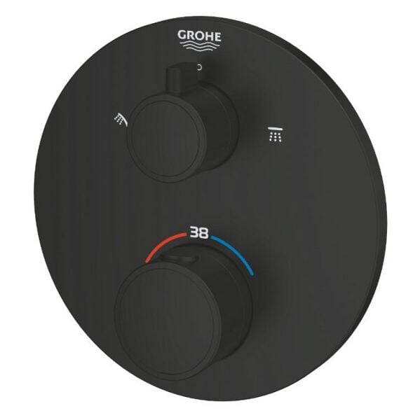 Grohe Grohtherm Termostatik Banyo/Duş Bataryası 2 Çıkışlı Divertörlü - 1022082430