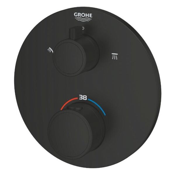Grohe Grohtherm Termostatik Banyo/Duş Bataryası 2 Çıkışlı Divertörlü - 1022082430