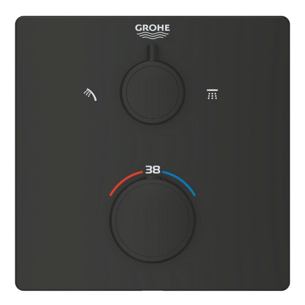Grohe Grohtherm Termostatik Banyo/Duş Bataryası 2 Çıkışlı Divertörlü - 1022092430