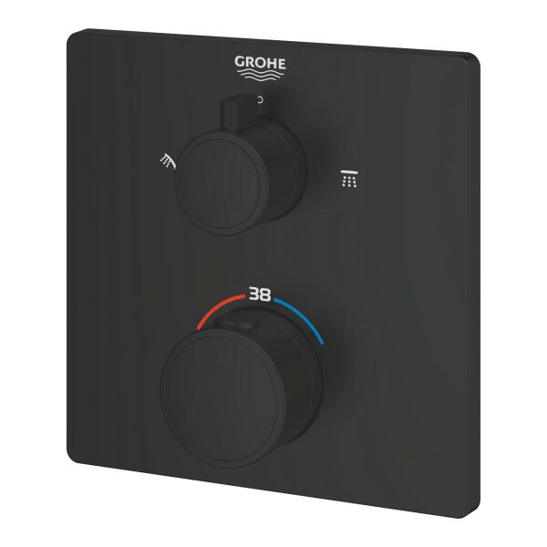 Grohe Grohtherm Termostatik Banyo/Duş Bataryası 2 Çıkışlı Divertörlü - 1022092430