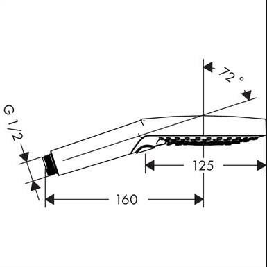 Hansgrohe Raindance Select S El Duşu 120 3jet