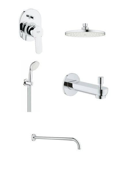 Grohe Eco Gagalı Ankastre Duş Seti - 29039000SET