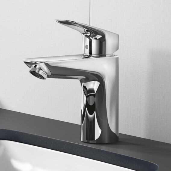 Hansgrohe Logis Tek Kollu Lavabo Bataryası 100 Kumandalı Krom 71100000