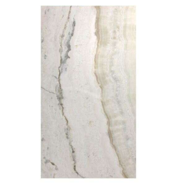 Kütahya Seramik 60*120 Oniks Beyaz Rektifiye Parlak Nano (m² fiyatıdır)