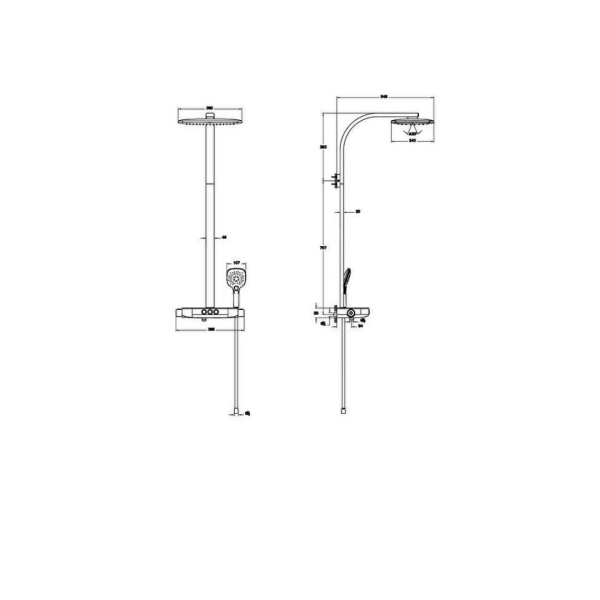 Artema Aquacontrol Charm 360 3f Duş Sistemi A47204 Krom