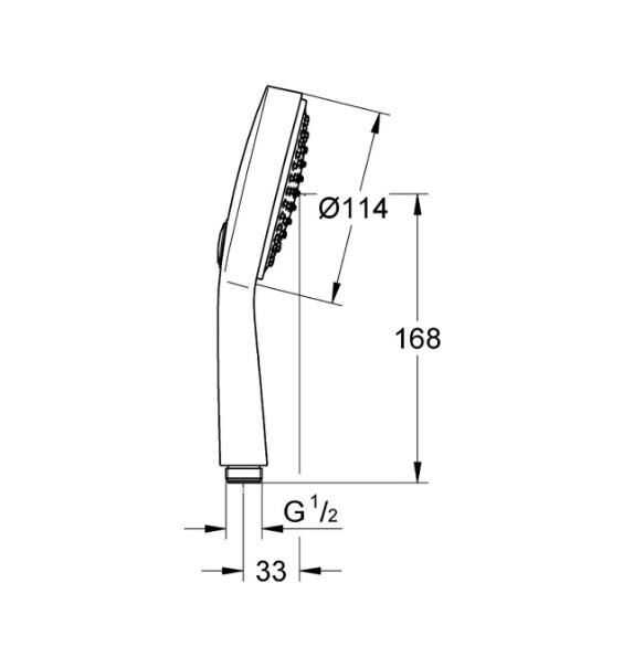 Grohe Cosmopolitan El Duşu 2 Akışlı 27661000