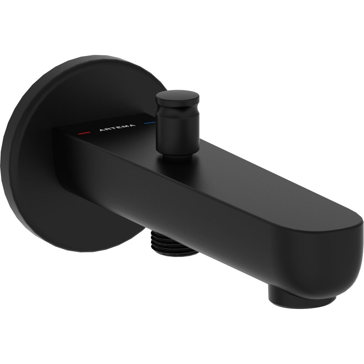 Artema Root Round A4312636 Çıkış Ucu El Duşu Çıkışlı, Mat Siyah