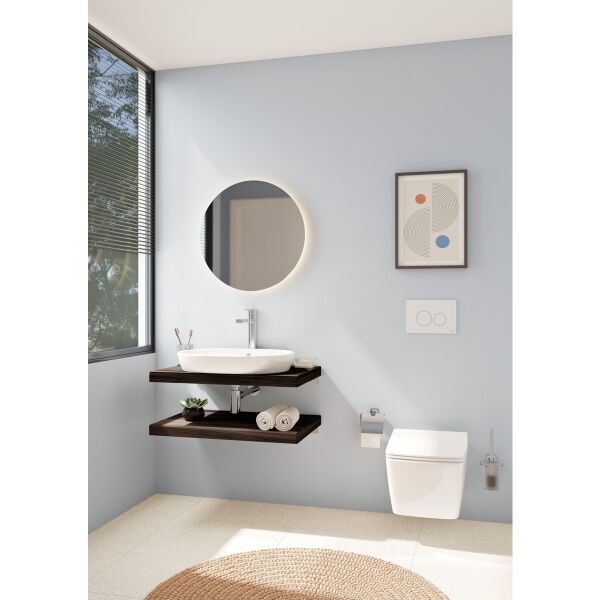 Vitra Base 400 A44145 Diş Fırçalığı, Krom