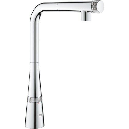 Grohe Eviye Bataryası Spiralli Smartcontrol Zedra Krom - 31593002