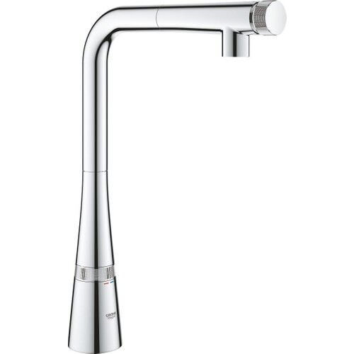 Grohe Eviye Bataryası Spiralli Smartcontrol Zedra Krom - 31593002
