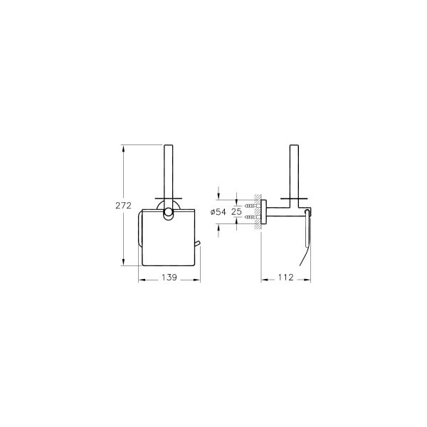 Artema Arkıtekta Tuvalet Kagıtlıgı Kapaklı Yedeklı A44968