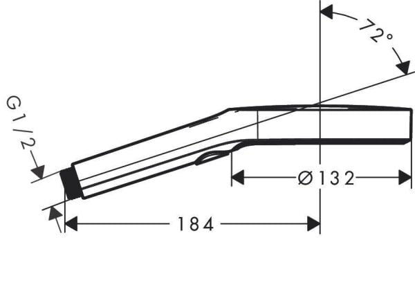 Hansgrohe Rainfinity® El Duşu 130 3jet Mat beyaz - 26864700