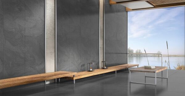 Kütahya Seramik 60*120 Atlantis Antrasit Rektifiye Lappato (m² fiyatıdır)