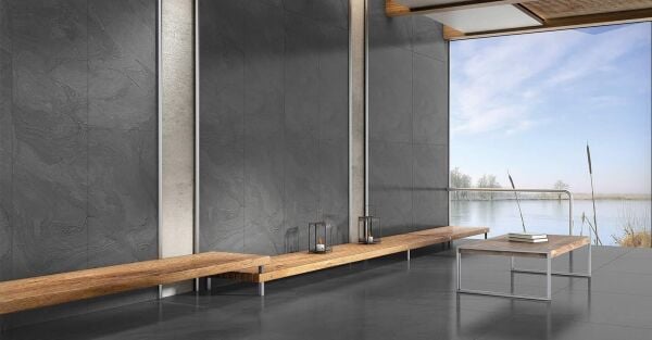 Kütahya Seramik 60*120 Atlantis Antrasit Rektifiye Lappato (m² fiyatıdır)