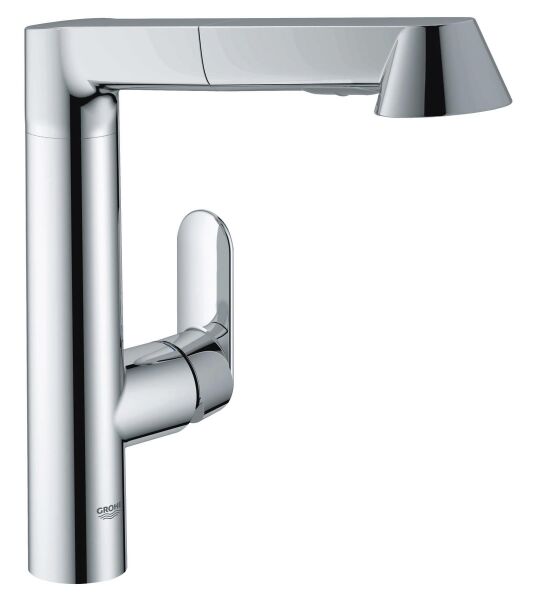 Grohe K7 Tek Kumandalı Spiralli Eviye Bataryası - 32176000
