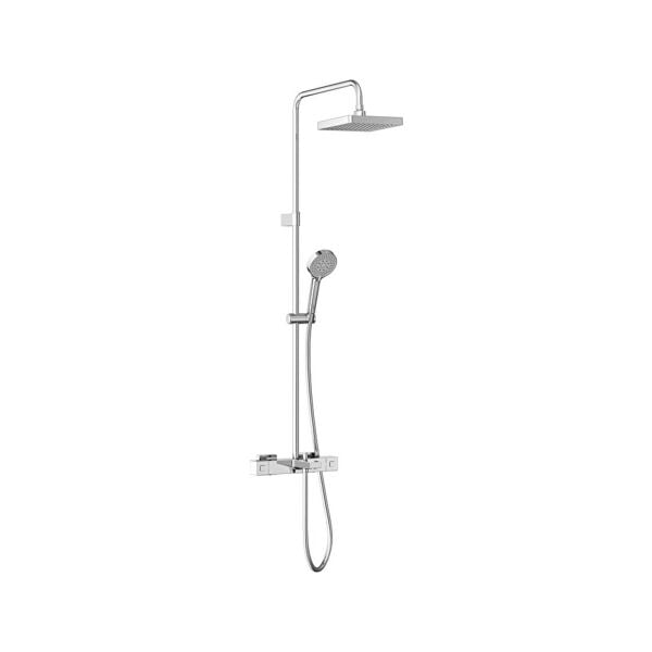 Artema Termostatik Banyo Bataryalı Base Square Duş Sistemi 200 B Krom A47304