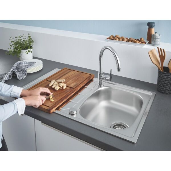 Grohe Bauflow Tek Kollu Eviye Bataryası Yüksek Borulu 31538000