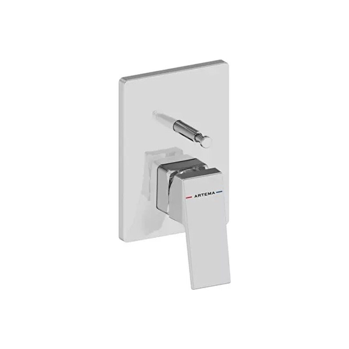 Artema Minimax Square Ankastre Banyo Bataryası (Minibox Sıva Üstü Grubu) Krom A43732