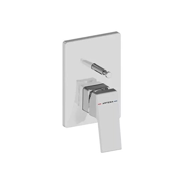 Artema Minimax Square Ankastre Banyo Bataryası (Minibox Sıva Üstü Grubu) Krom A43732