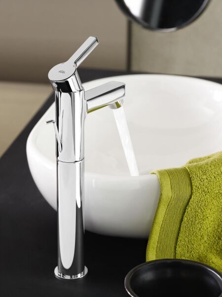 Grohe Lineare Sifon Kumandalı Yüksek Lavabo Bataryası 32250000