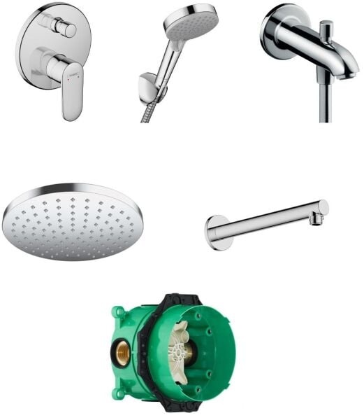 Hansgrohe Vernis Ankastre Duş Seti Gagalı - 71466000set1