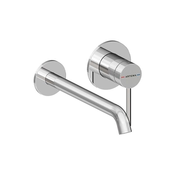 Artema Minimax Round Ankastre Lavabo Bataryası Krom (Uzun) A43549