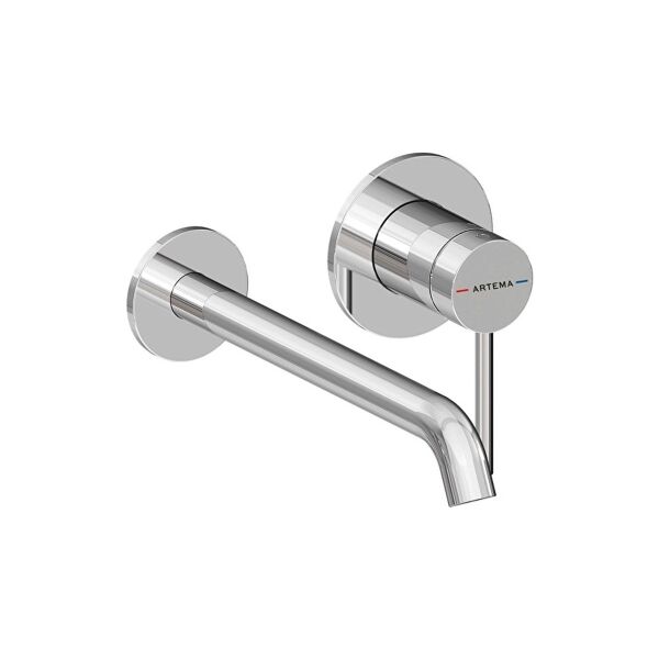 Artema Minimax Round Ankastre Lavabo Bataryası Krom (Uzun) A43549