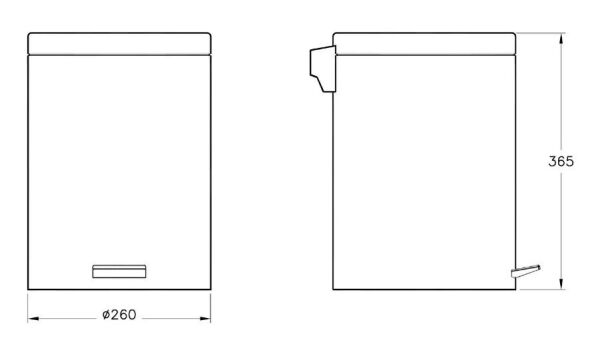 Artema Arkitekta 12 Litre Çöp Kovası