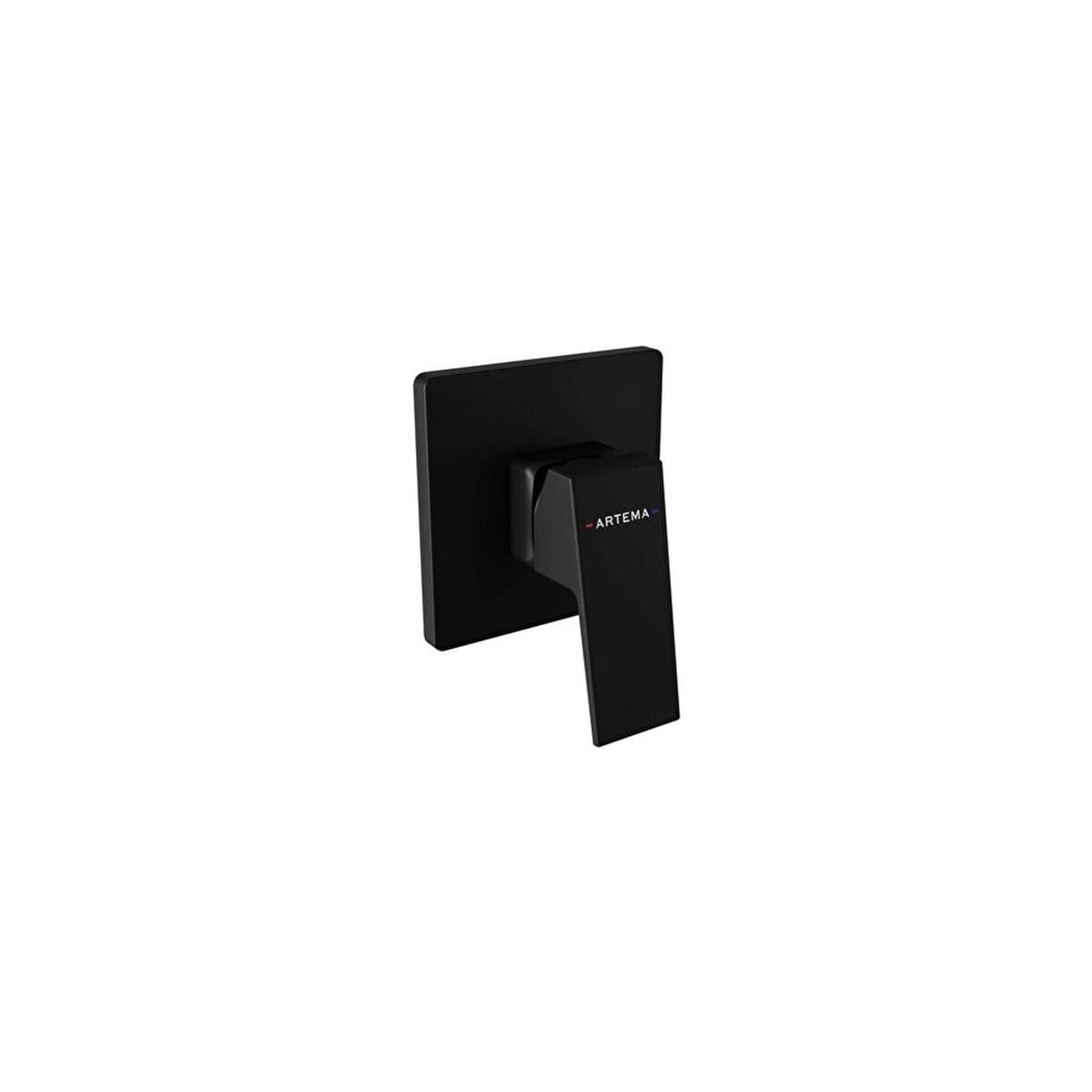 Artema Minimax Square Ankastre Mekanik Duş Bataryası Minibox Mat Siyah A4373336