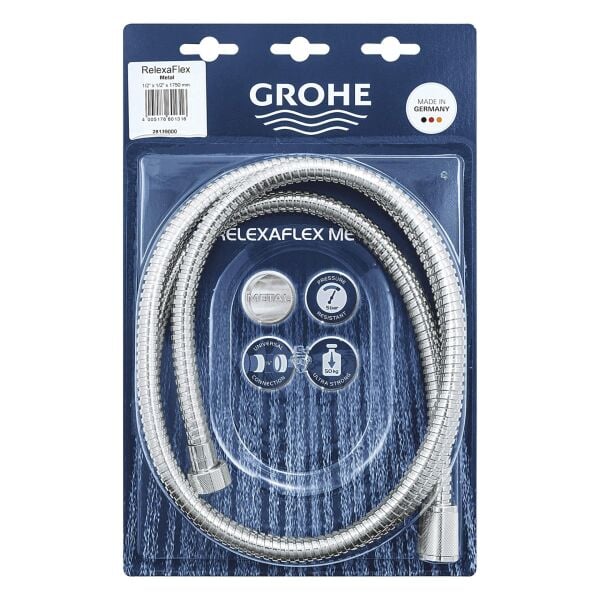 Grohe Relexaflex Metal Duş Hortumu 1750MM 28139000