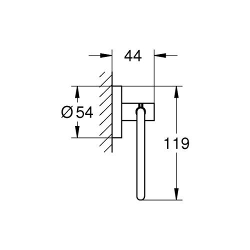 Grohe Essentials Tuvalet Kağıtlığı - 40689DL1