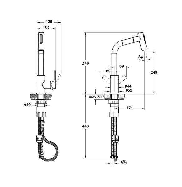 Artema Maestro Pull Out Eviye Bataryası - A42146