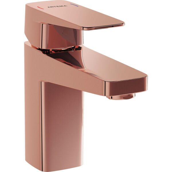 Artem Root Square A4273229 Lavabo Bataryası, Soft Bakır