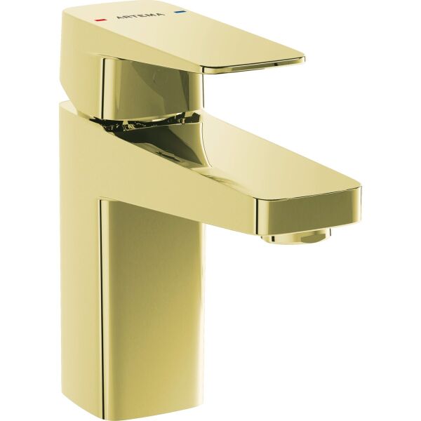Artema Root Square A4273274 Lavabo Bataryası, Soft Altın