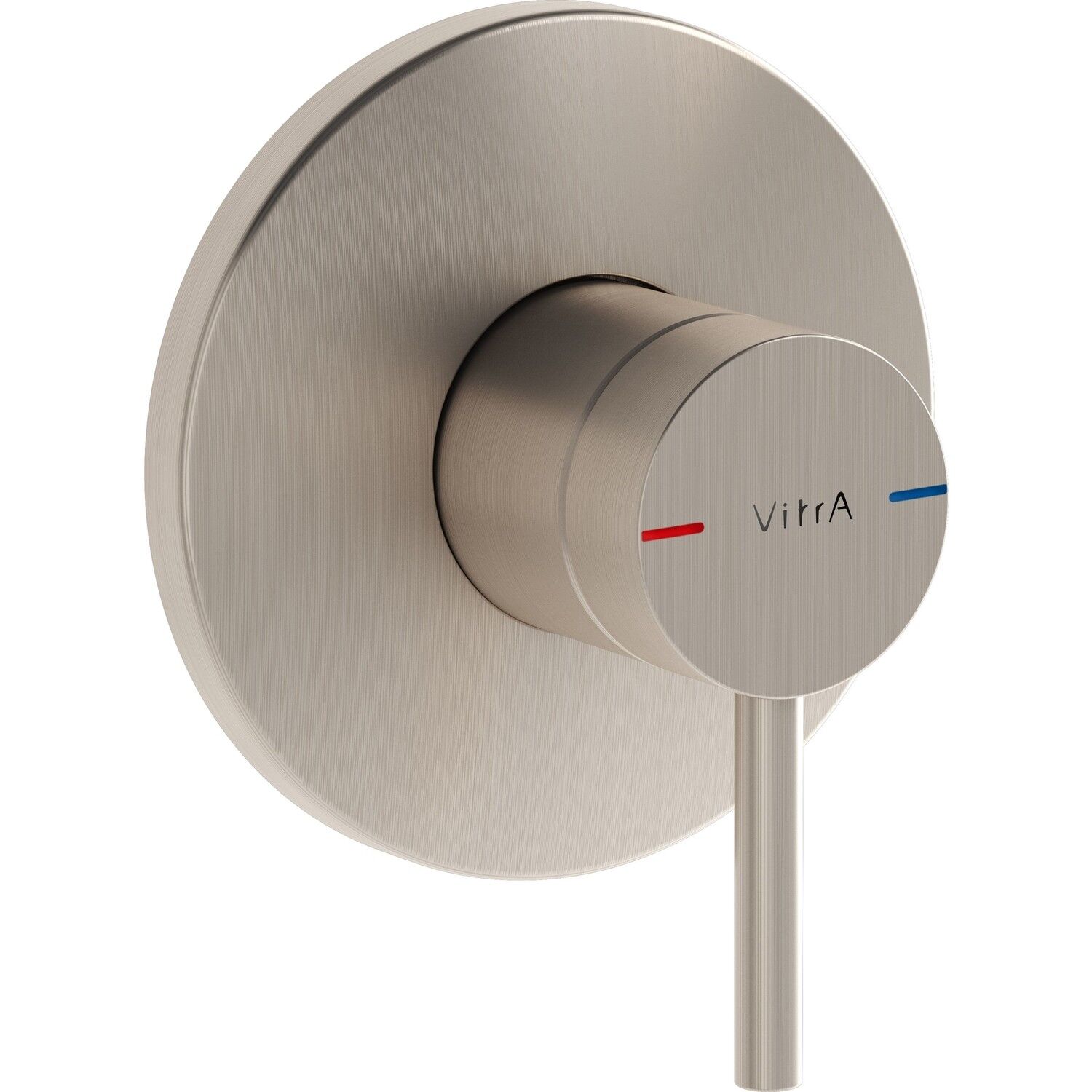 VitrA Origin A4262134 Ankastre Duş Bataryası Sıva Üstü Fırçalı Nikel