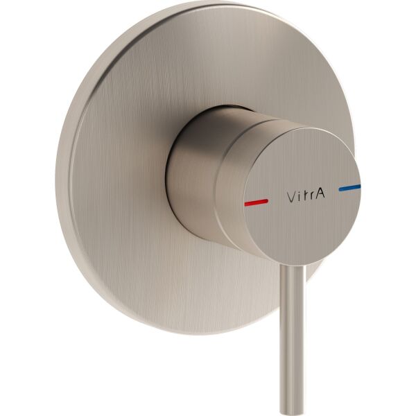 VitrA Origin A4262134 Ankastre Duş Bataryası Sıva Üstü Fırçalı Nikel