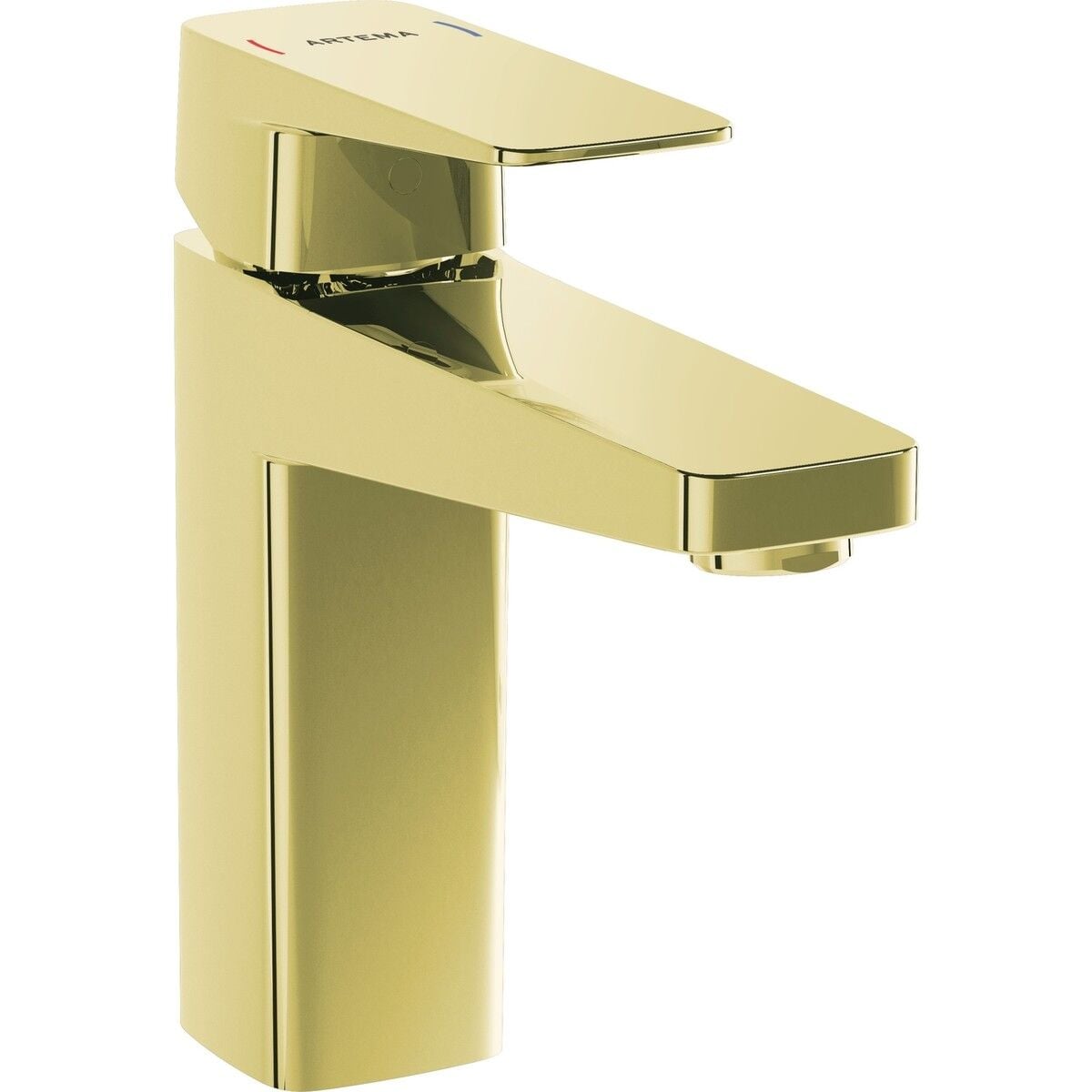 Artema Root Square A4273123 Yüksek Lavabo Bataryası, Altın