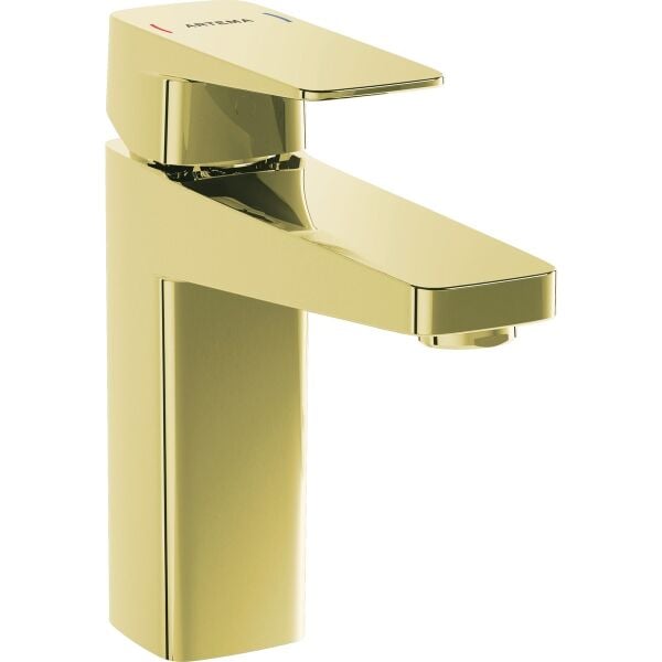 Artema Root Square A4273123 Yüksek Lavabo Bataryası, Altın