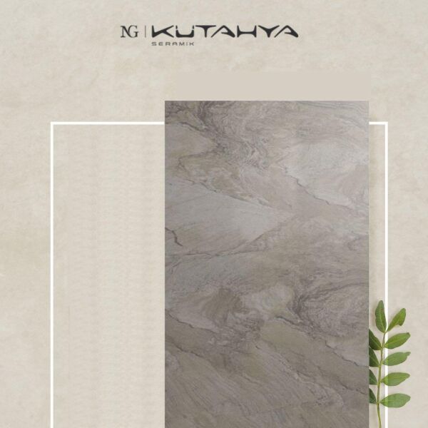 Kütahya Seramik 120*240 Atlantis Vizon Rektifiye Parlak Nano (adet fiyatıdır)