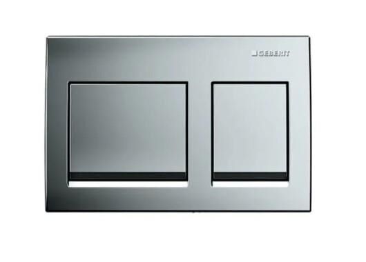 Geberit ALPHA15 Kumanda Paneli, 2 Kademeli Deşarj Için, Mat Krom - 115.045.46.1