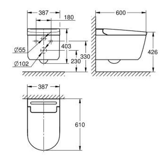 Grohe Sensia Pro Akıllı Klozet Sistemi - 36508SH0