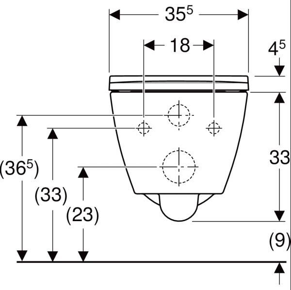 Geberit Smyle Rimfree Asma Klozet- 500.683.00.2 (Kapak Dahil)