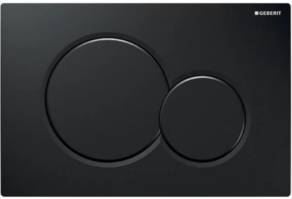 Geberit SIGMA01 115.770.DW.5 Kumanda Kapağı Çift Basmalı ,siyah