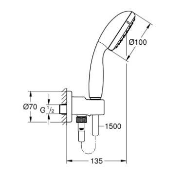 Grohe Bau Ankastre Gagalı Set - 29079000SET1