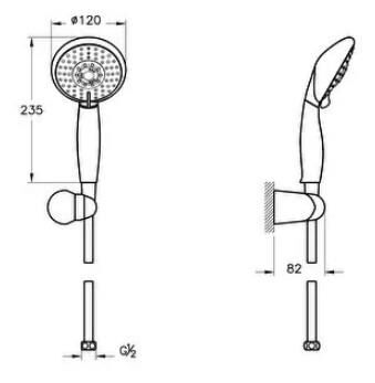 Artema Root Square Ankastre Banyo Seti - A42752SET2