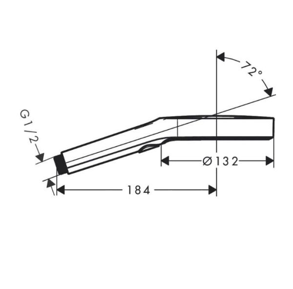 Hansgrohe Rainfinity 130 EcoSmart El Duşu - 26865000